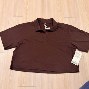 lululemon athletica Dark Brown Crop Top